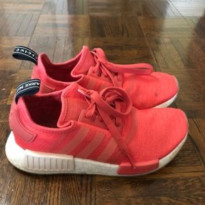 Worn Women’s Adidas NMD sneakers, size 6.5